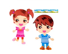 Материали за декорация - Апликация деца 55366