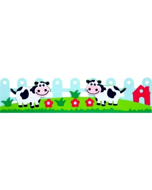 Апликация оградка с животни от фермата – EVA