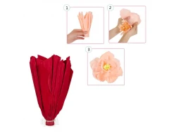 Материали за декорация - Хартиено цвете ф30 86398