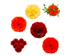 Материали за декорация - Сатенено цвете 2бр 7307