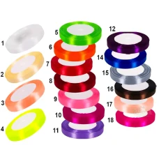 Материали за декорация - Сатенена панделка 1см 85675
