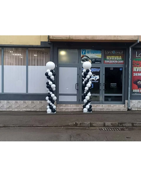 Комплект за украса от балони и стойки за балони 140бр