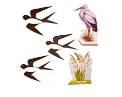 Шаблони за украса на класната стая - Първа Пролет 5бр