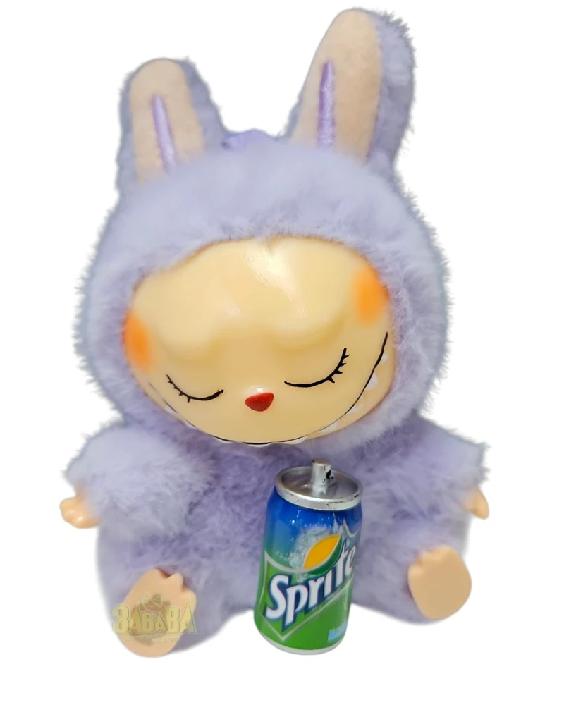 Плюшена кукла Labubu - серия Coca-Cola, 12 см