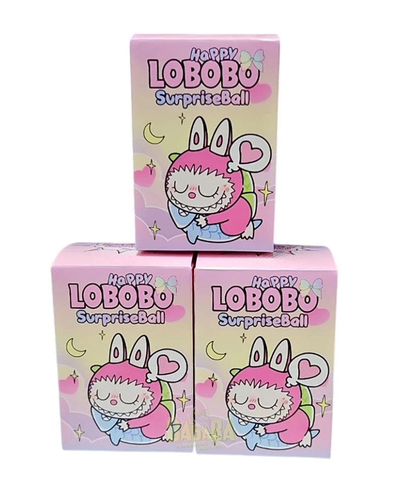 Ключодържател Лабубу Happy Labubu Surpriseball - 8 см