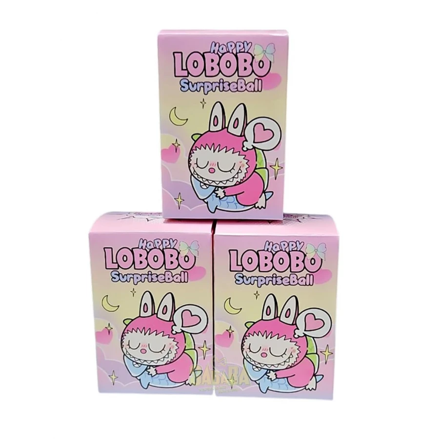 Ключодържател Лабубу Happy Labubu Surpriseball - 8 см