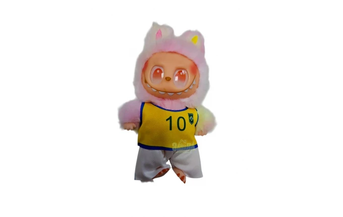 Плюшена играчка Labubu с дрехи