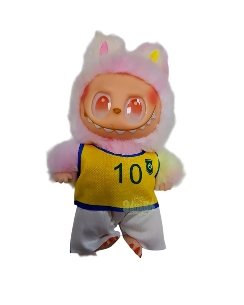 Плюшена играчка Labubu с дрехи