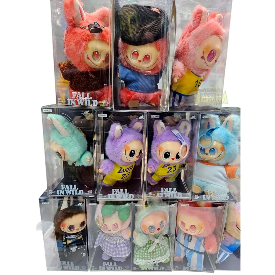 Плюшена играчка Labubu с дрехи