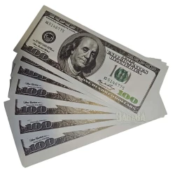 Фалшива пачка от банкноти по 100$ за партита