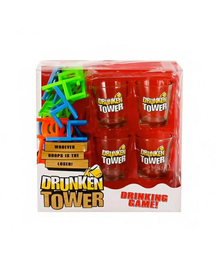 Настолна игра с шотове Drunken Tower за възрастни
