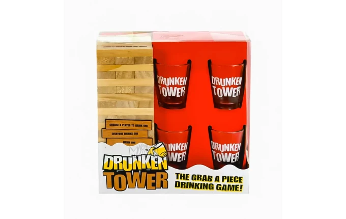 Настолна игра Дженга с шотове Drunken Tower за възрастни