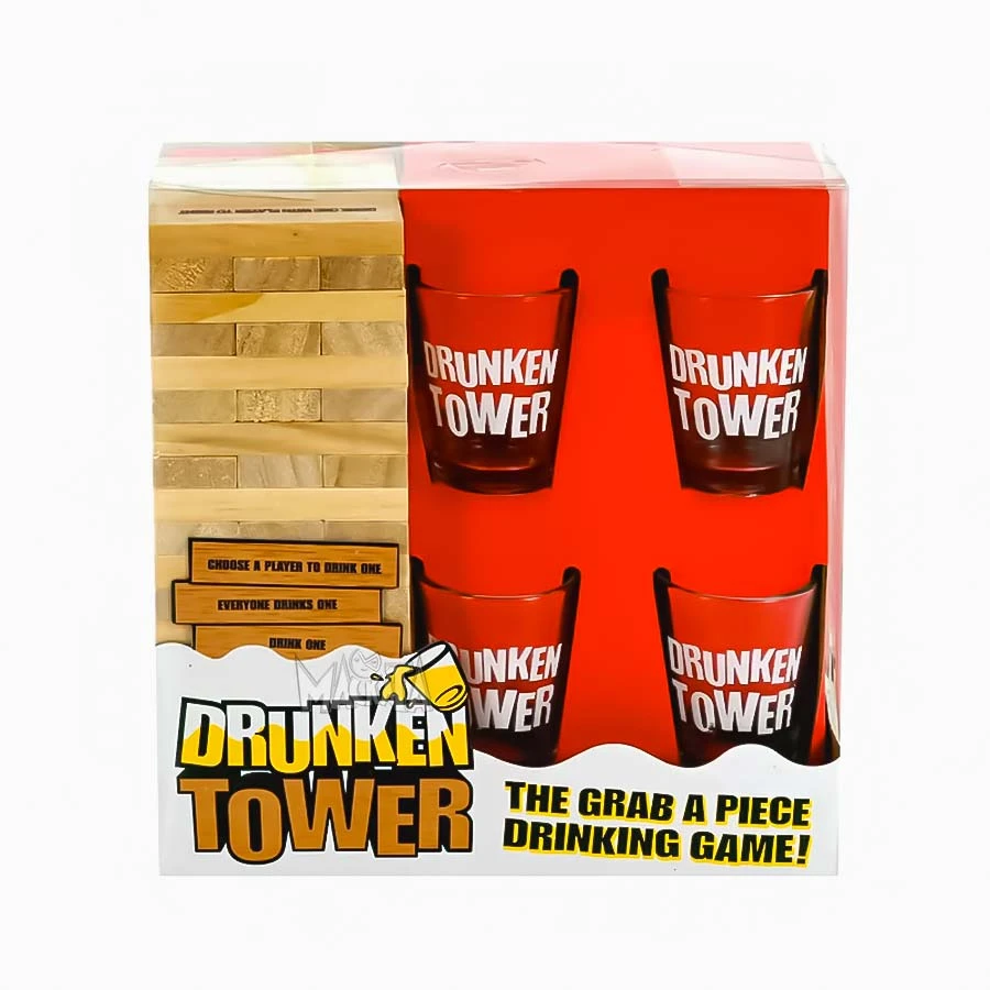 Настолна игра Дженга с шотове Drunken Tower за възрастни