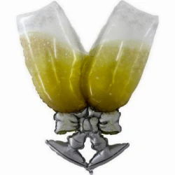 Фолиев балон - Чаши със шампанско