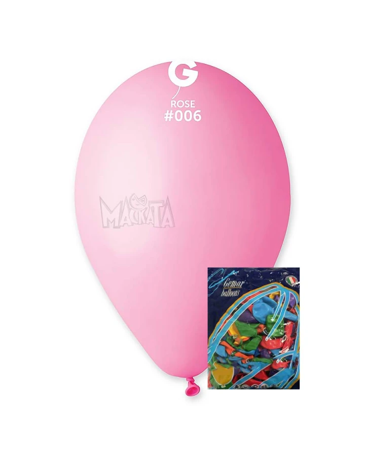 Пакет балони в розов цвят G110 100бр