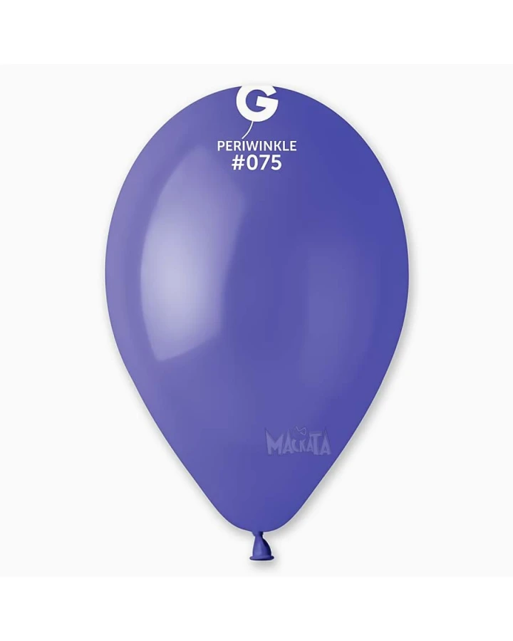 Пастелни балони в цвят перуника G110 - 5бр