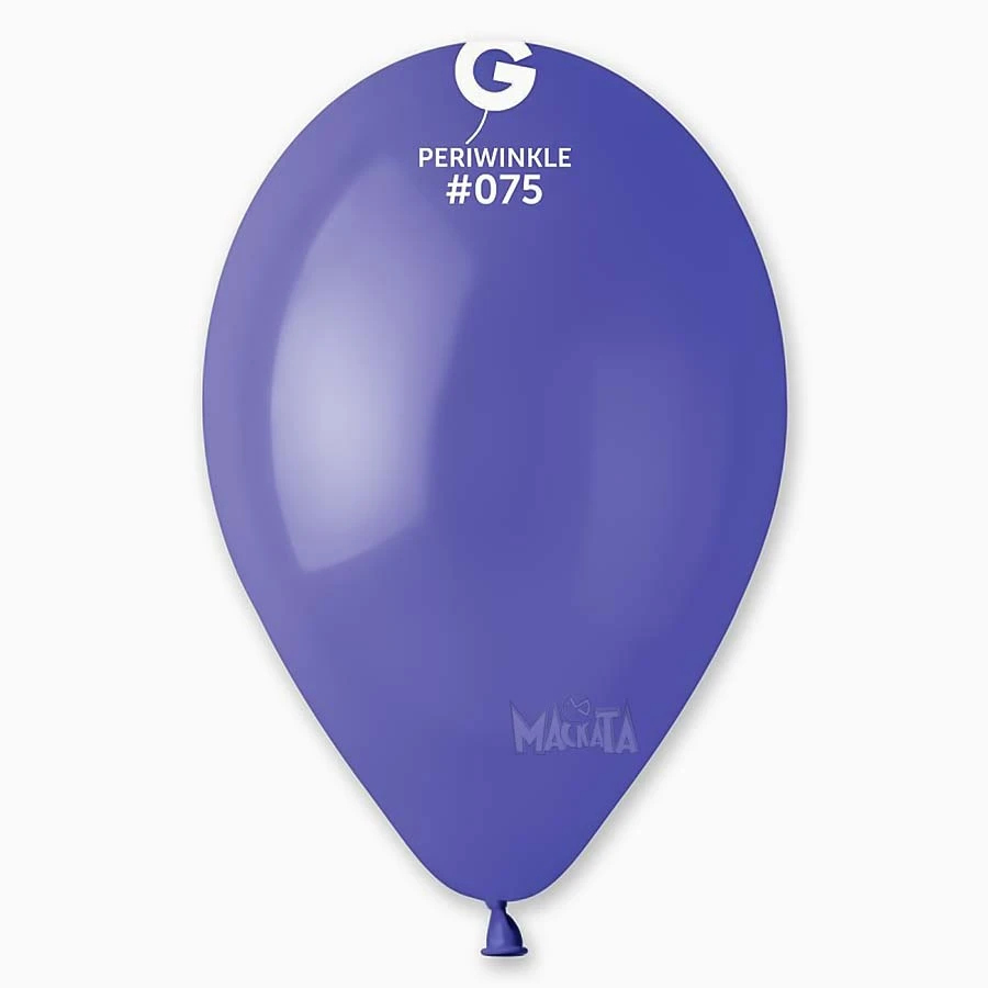 Пастелни балони в цвят перуника G110 - 5бр