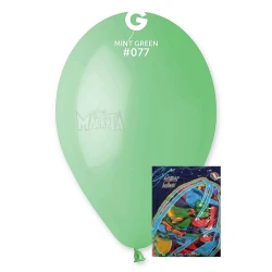 Пакет балони в цвят мента G110 100бр