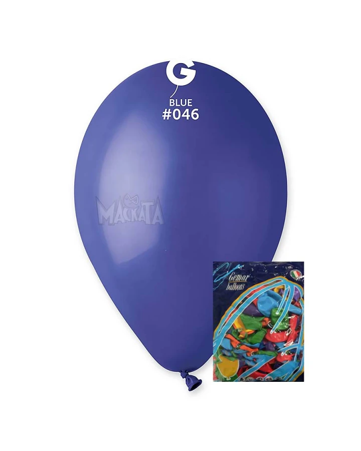 Пакет балони в тъмносин цвят G110 100бр