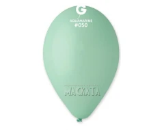 Пастелни балони в цвят аквамарин G110 - 5бр