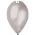 Балони металик в цвят сребро GM110 5бр