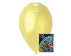 Пакет балони металик в цвят горчица GM110 100бр