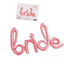 Фолиев балон - Надпис Bride