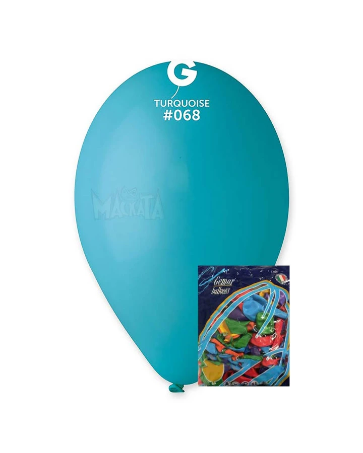 Пакет балони в цвят тюркоаз G110 100бр