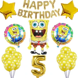 Парти сет от блони Спондж Боб Happy Birthday - 29бр