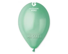 Балони металик в цвят аквамарин GM110 5бр