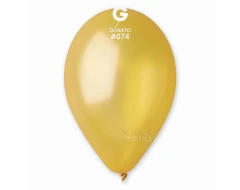 Балони металик в цвят старо злато GM110 5бр