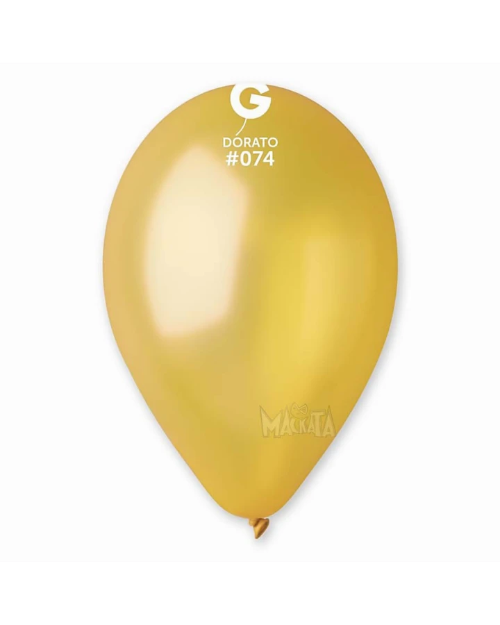 Балони металик в цвят старо злато GM110 5бр