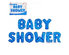 Фолиеви балони - Надпис Baby shower за момче