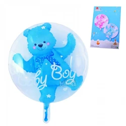 Фолиев балон 2 в 1 с мече Baby Boy