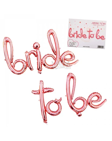 Фолиев балон - Надпис Bride to be