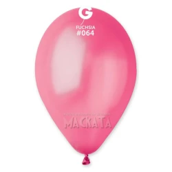 Балони металик в цвят циклама GM110 5бр