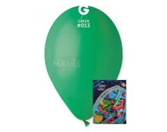 Пакет балони в тъмнозелен цвят G110 100бр