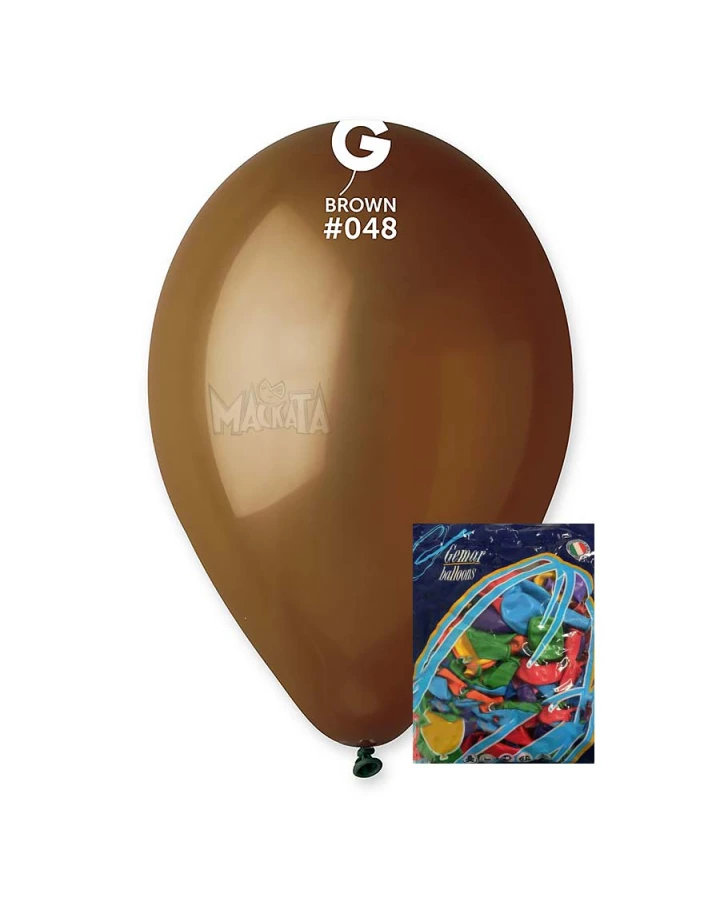 Пакет балони в кафяв цвят G110 100бр