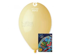Пакет балони в цвят горчица G110 100бр