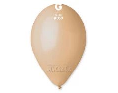 Пастелни балони в бежов цвят G110 - 5бр