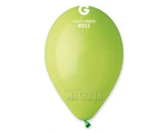 Пастелни балони в светлозелен цвят G110 - 5бр