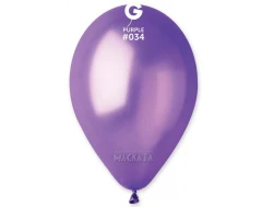Балони металик в лилав цвят GM110 5бр