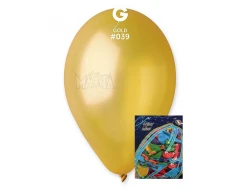 Пакет балони металик в цвят злато GM110 100бр