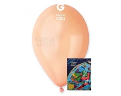 Пакет балони металик в цвят праскова GM110 100бр