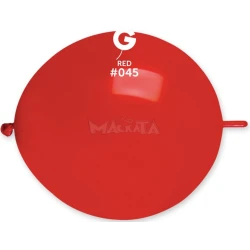 Балони Linkoloon червен цвят GL13 33см - 5бр