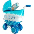 Фолиев балон бебешка количка с надпис - Baby Boy