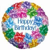 Фолиев кръгъл малък балон - Happy Birthday