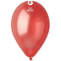 Балони металик в червен цвят GM110 5бр