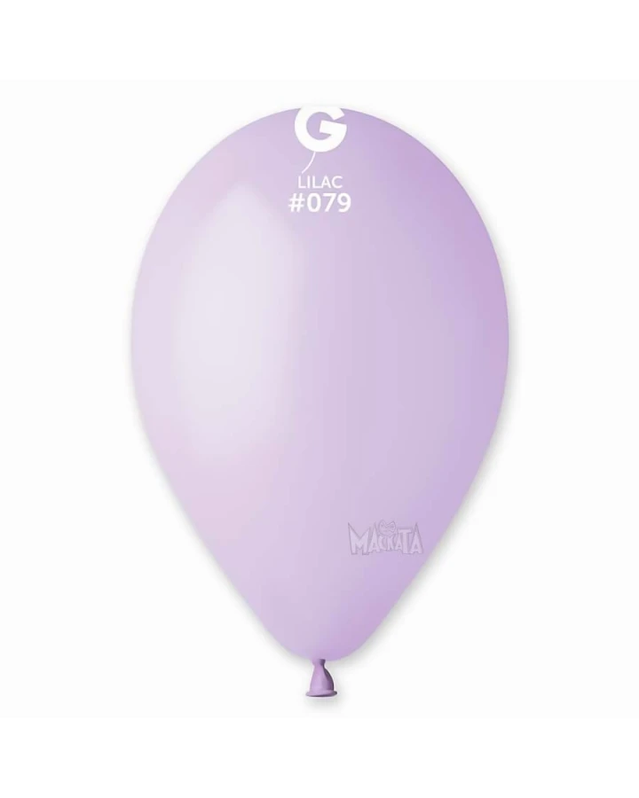 Пастелни балони в цвят люляк G110 - 5бр