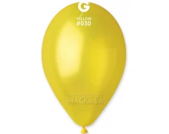 Балони металик в жълт цвят GM110 5бр